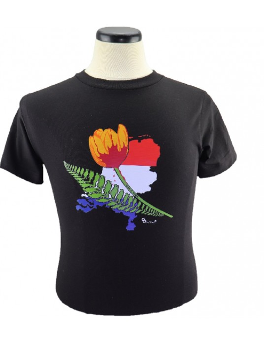 Liberation Of The Netherlands Men's Unisex DTF Black T Shirts!